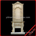 Popular Stone Fireplace Mantel Designs YL-B042